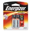 Energizer E91BP2 MAX Alkaline Batteries, AA, 2 Batteries/Pack