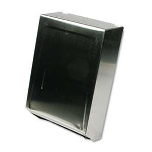 EXCELL METAL PRODUCTS CO C-Fold or Multifold Towel Dispenser, 11 1/4 x 4 x 15 1/2, Stainless Steel