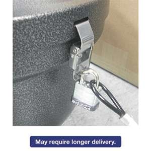 EXCELL METAL PRODUCTS CO Smokers' Oasis Lock Kit, 48in Plastic-Coated Steel Cable w/Lock/Key