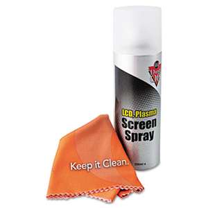 FALCON SAFETY Laptop Computer Cleaning Kit, 200mL Spray/Microfiber Cloth