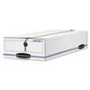FELLOWES MFG. CO. LIBERTY Storage Box, Check/Voucher, 9 1/2 x 23 1/4 x 4 1/4, WE/Blue, 12/Carton