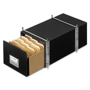 FELLOWES MFG. CO. STAXONSTEEL Storage Box Drawer, Letter, Steel Frame, Black, 6/Carton