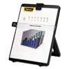 Fellowes 21106 Non-Magnetic Letter-Size Desktop Copyholder, Plastic, 125 Sheet Capacity, Black