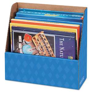 FELLOWES MFG. CO. Folder Holder Storage Box, 11 3/4 x 4 1/2 x 11, Blue