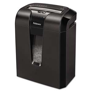 Fellowes 4600001 Powershred 63Cb Light-Duty Cross-Cut Shredder, 10 Sheet Capacity