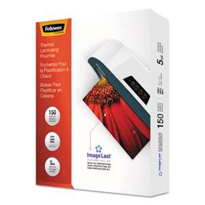 FELLOWES MFG. CO. ImageLast Laminating Pouches with UV Protection, 5mil, 11 1/2 x 9, 150/Pack