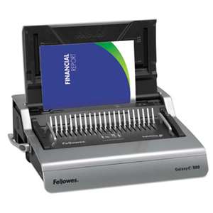 FELLOWES MFG. CO. Galaxy Electric Comb Binding System, 500 Sheets, 19 5/8 x 17 3/4 x 6 1/2, Gray
