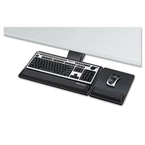 FELLOWES MFG. CO. Designer Suites Premium Keyboard Tray, 19w x 10-5/8d, Black