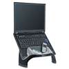 FELLOWES MFG. CO. Laptop Riser with USB Connection, 13 1/8 x 10 5/8 x 7 1/2, Black/Clear