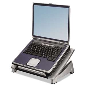 Fellowes 8032001 Office Suites Laptop Riser, 15 1/8 x 11 3/8 x 4 1/2-6 1/2, Black/Silver