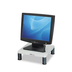 FELLOWES MFG. CO. Standard Monitor Riser, 13 1/8 x 13 1/2 x 2, Platinum/Graphite