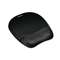 FELLOWES MFG. CO. Mouse Pad w/Wrist Rest, Nonskid Back, 7 15/16 x 9 1/4, Black