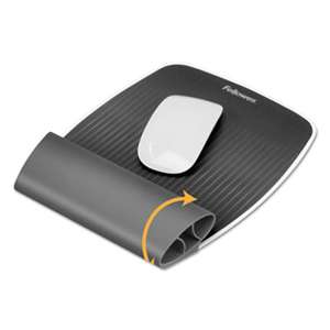 Fellowes 9311801 I-Spire Wrist Rocker Mouse Pad w/Wrist Rest, 7 7/8 x 10 1/16 x 1 1/8, Gray