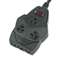 Fellowes 99090 Mighty 8 Surge Protector, 8 Outlets, 6 ft Cord, 1300 Joules, Black