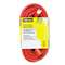 FELLOWES MFG. CO. Indoor/Outdoor Heavy-Duty 3-Prong Plug Extension Cord, 1-Outlet, 50ft, Orange