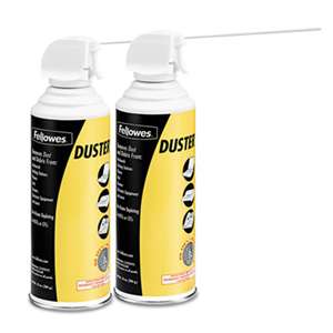 FELLOWES MFG. CO. Air Duster, 152A Liquefied Gas, 10oz Can, Two Per Pack