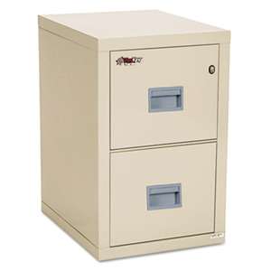 FIRE KING INTERNATIONAL Turtle Two-Drawer File, 17 3/4w x 22 1/8d, UL Listed 350ø for Fire, Parchment
