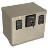 FIRE KING INTERNATIONAL Fire and Waterproof Chest, 0.60 ft3, 16w x 12-1/2d x 13h, Taupe