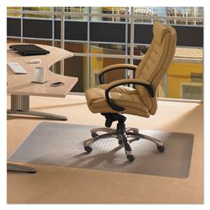 FLOORTEX Cleartex Advantagemat Phthalate Free PVC Chair Mat for Low Pile Carpet, 53 x 45