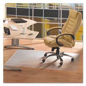FLOORTEX Cleartex Advantagemat Phthalate Free PVC Chair Mat for Hard Floors, 53 x 45