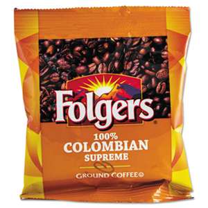 J.M. SMUCKER CO. Coffee, 100% Colombian, Ground, 1.75oz Fraction Pack, 42/Carton