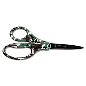 FISKARS MANUFACTURING CORP Student Designer Non-Stick Scissors, 7" Length, 2-5/8" Cut, Pointed, Assorted