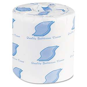 GENERAL SUPPLY Bath Tissue, 2-Ply, 500 Sheets/Roll, White, 96 Rolls/Carton