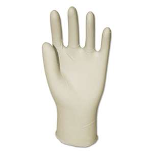 GENERAL SUPPLY Latex General-Purpose Gloves, Powdered, Large, Clear, 4 2/5 mil, 1000/Carton