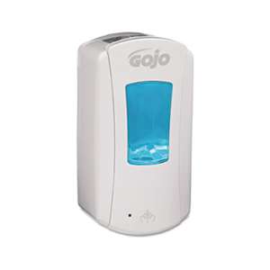 GO-JO INDUSTRIES LTX-12 Touch-Free Dispenser, 1200mL, 5 1/4 x 3 1/3 x 10 1/2, White/White