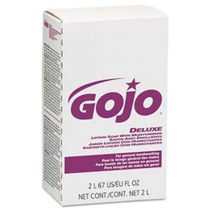 GO-JO INDUSTRIES NXT Deluxe Lotion Soap w/Moisturizers, Floral, Pink, 2000mL Refill, 4/Carton