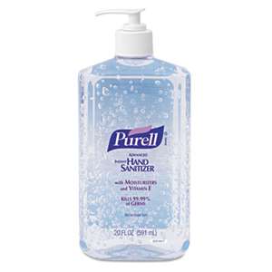 PURELL 302312EA Advanced Instant Hand Sanitizer, 20oz Pump Bottle