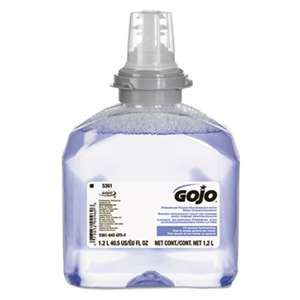 GO-JO INDUSTRIES TFX Luxury Foam Hand Wash, Fresh Scent, Dispenser, 1200mL, 2/Carton