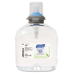 GO-JO INDUSTRIES TFX Green Certified Instant Hand Sanitizer Foam Refill, 1200mL, Clear