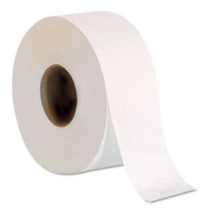 Georgia Pacific Professional 13718 Jumbo Jr. One-Ply Bath Tissue Roll, 9" diameter, 2000ft, 8 Rolls/Carton