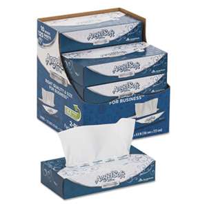 GEORGIA PACIFIC ps Ultra Facial Tissue, 2-Ply, White, 8 4/5 x 7 2/5, 125/Box, 10 Boxes/Carton