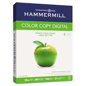 HAMMERMILL/HP EVERYDAY PAPERS Copy Paper, 100 Brightness, 28lb, 8 1/2 x 11, Photo White, 500/Ream