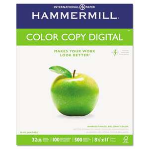 HAMMERMILL/HP EVERYDAY PAPERS Copy Paper, 100 Brightness, 32lb, 8-1/2 x 11, Photo White, 500/Ream
