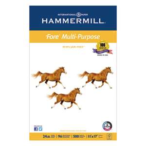 HAMMERMILL/HP EVERYDAY PAPERS Fore MP Multipurpose Paper, 96 Bright, 24lb, 11 x 17, White, 500 Sheets