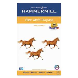 HAMMERMILL/HP EVERYDAY PAPERS Fore MP Multipurpose Paper, 96 Brightness, 20 lb, 8-1/2 x 14, White, 500/Ream
