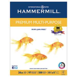 HAMMERMILL/HP EVERYDAY PAPERS Premium Multipurpose Paper, 20-lb., 8-1/2 x 11, White, 5000/Carton