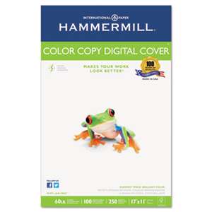 HAMMERMILL/HP EVERYDAY PAPERS Copier Digital Cover Stock, 60 lbs., 17 x 11, Photo White, 250 Sheets
