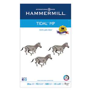 HAMMERMILL/HP EVERYDAY PAPERS Tidal MP Copy Paper, 92 Brightness, 20lb, 8-1/2 x 14, White, 500 Sheets/Ream