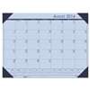 HOUSE OF DOOLITTLE Recycled EcoTones Academic Desk Calendar, 18.5 x 13, Cordovan Corners, 2016-2017