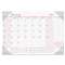 HOUSE OF DOOLITTLE Recycled Breast Cancer Awareness Monthly Desk Pad Calendar, 18 1/2 x 13, 2017