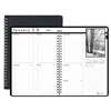 HOUSE OF DOOLITTLE Weekly Planner w/Black-&-White Photos, 8-1/2 x 11, Black, 2017