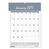 HOUSE OF DOOLITTLE Recycled Bar Harbor Wirebound Monthly Wall Calendar, 8 1/2 x 11, 2017