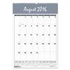 HOUSE OF DOOLITTLE Recycled Bar Harbor Wirebound Monthly Wall Calendar, 22 x 31 1/4, 2017