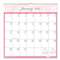 HOUSE OF DOOLITTLE Recycled Breast Cancer Awareness Monthly Wall Calendar, 12 x 12, 2017