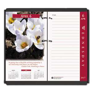 HOUSE OF DOOLITTLE Earthscapes Desk Calendar Refill, 31/2 x 6, 2017