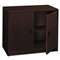HON COMPANY 10500 Series Storage Cabinet w/Doors, 36w x 20d x 29-1/2h, Mahogany